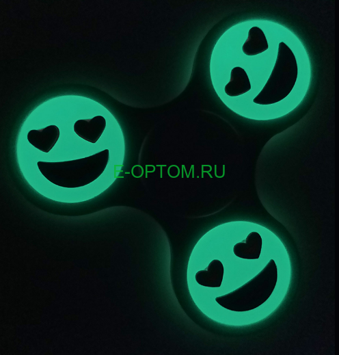 Неоновый спиннер Смайлик