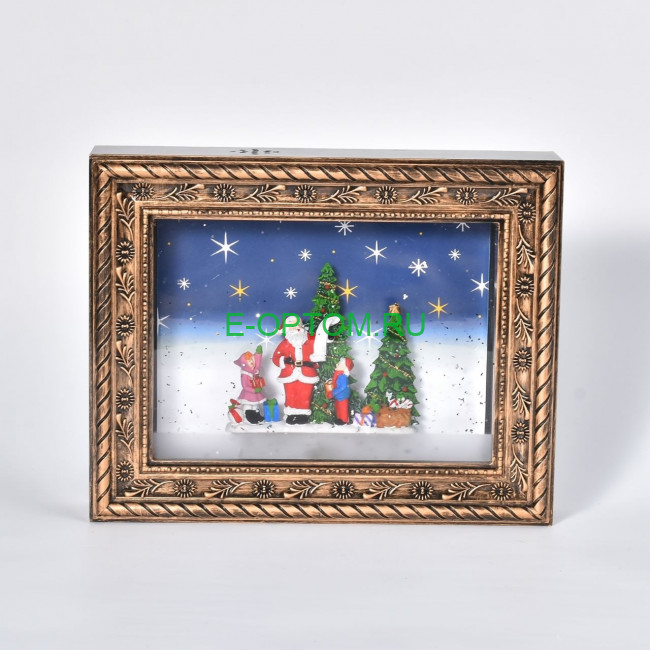 Новогодняя светодиодная рамка