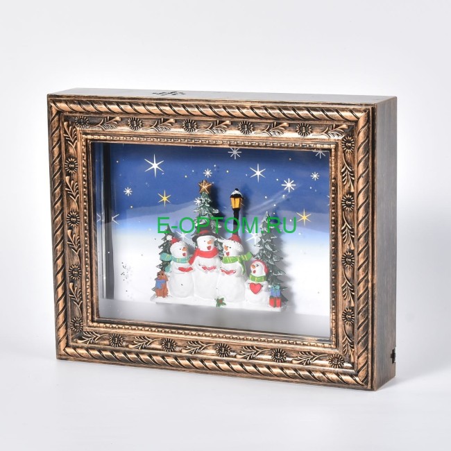 Новогодняя светодиодная рамка