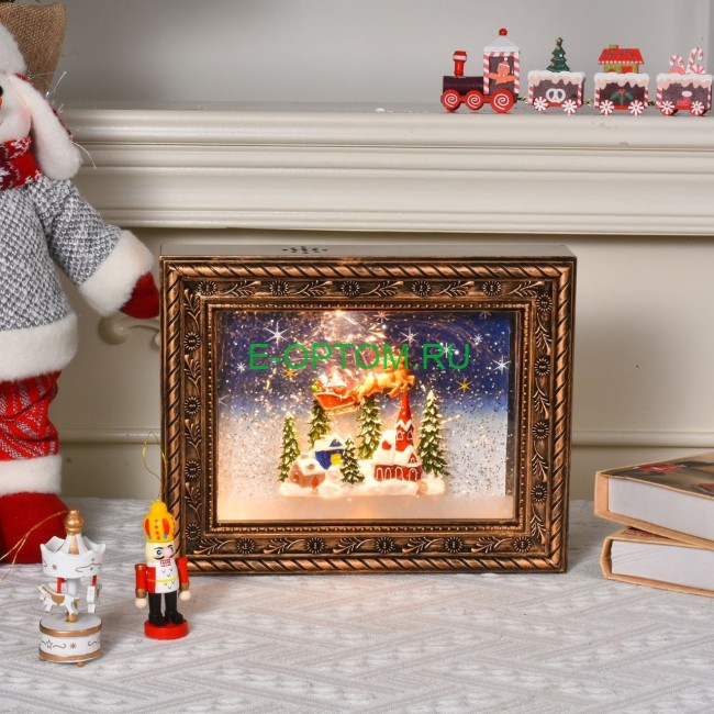 Новогодняя светодиодная рамка