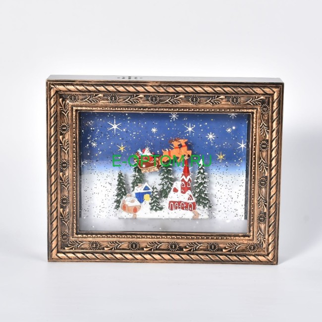 Новогодняя светодиодная рамка