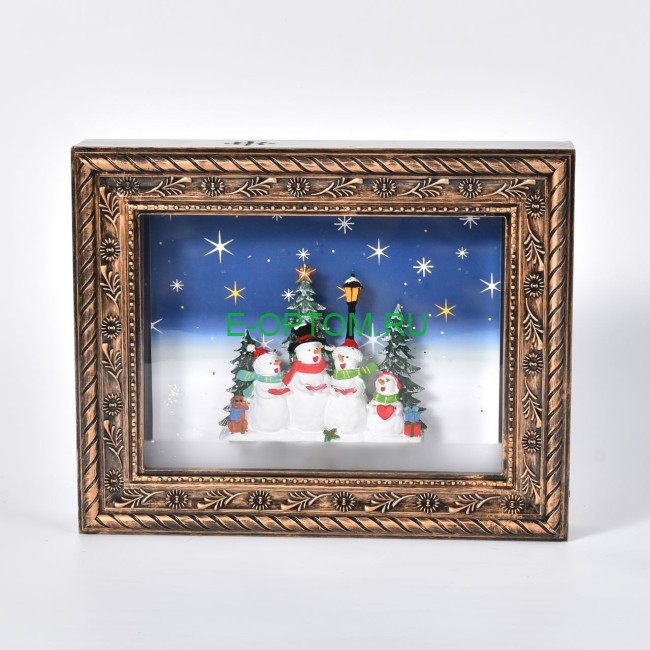 Новогодняя светодиодная рамка