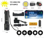 Светодиодный  фонарик YYC-8900-P90 Светодиодный  фонарик YYC-8900-P90