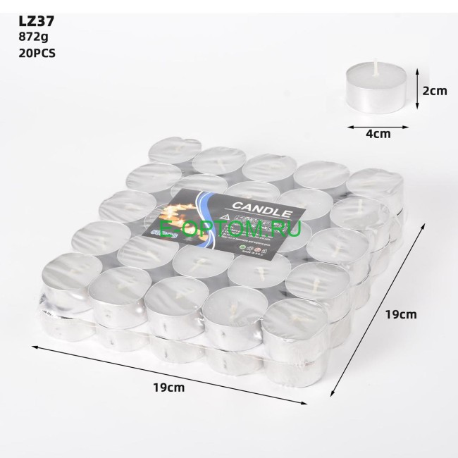 Свечи чайные (50 шт.) Свечи чайные (50 шт.)