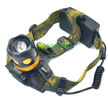 Налобный фонарь аккумуляторный P-6813-22