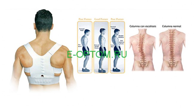 Корректор осанки магнитный MAGNETIC POSTURE SUPPORT