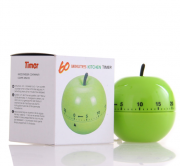 Механический таймер «Яблоко» зеленый Механический таймер «Яблоко» зеленый