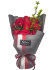 Букет из искусственных цветов  «Красные розы»