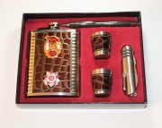 Подарочный набор с флягой и рюмками PSN-047