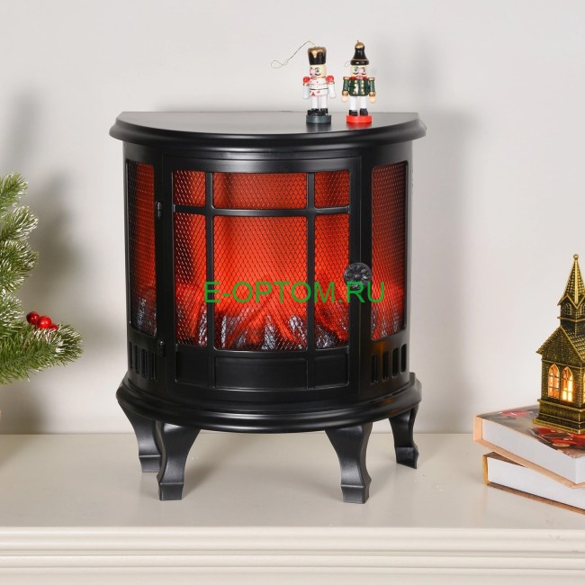 Новогодний светодиодный камин на ножках Новогодний светодиодный камин на ножках