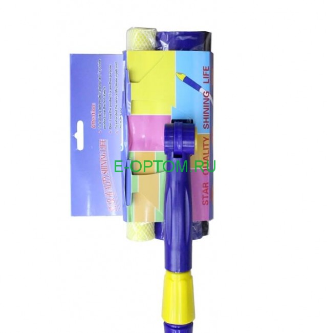 Окномойка поворотная, телескопическая ручка, 120х20 см