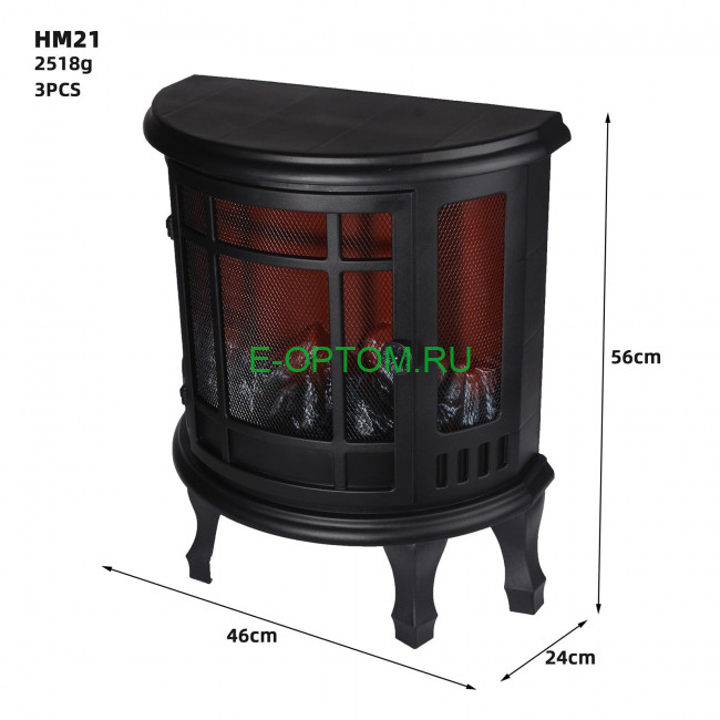 Новогодний светодиодный камин на ножках Новогодний светодиодный камин на ножках
