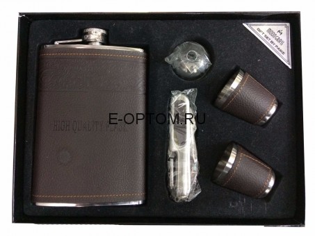 Подарочный набор с флягой и столовым набором PSN-044