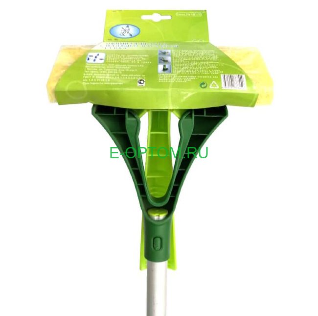 Швабра Губка с отжимом бабочка, прямая ручка Швабра Губка с отжимом бабочка, прямая ручка