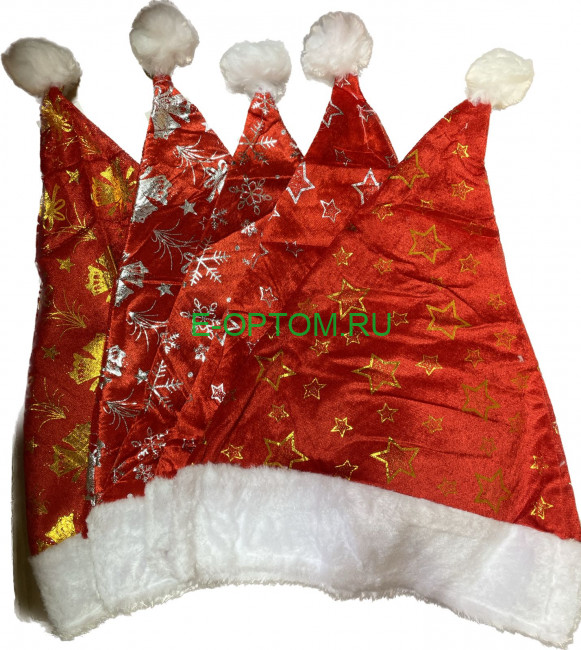 Новогодняя шапка (Золотые снежинки)