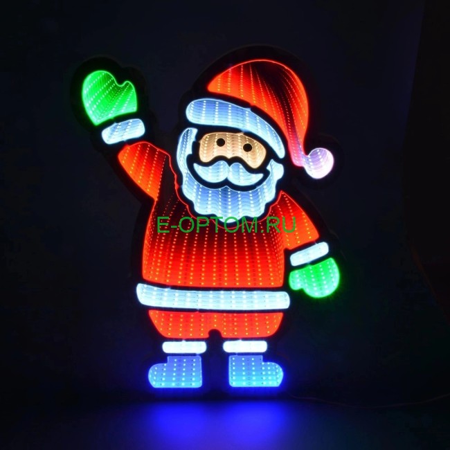 Новогодний светильник "Дед Мороз"