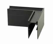 Угловой трек под светильник магнитный (наружный)