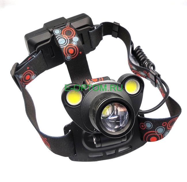 Фонарь налобный аккумуляторный HL-1900