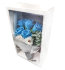 Букет из искусственных цветов  «Голубые розы» в коробке
