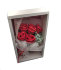 Букет из искусственных цветов  «Красные розы» в коробке