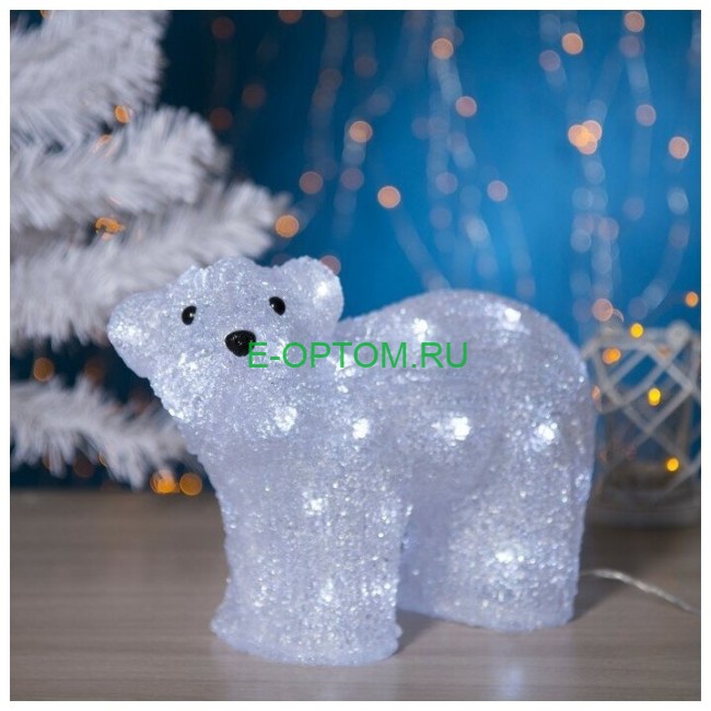 Акриловая светодиодная фигура "Медвежонок" Акриловая светодиодная фигура "Медвежонок"