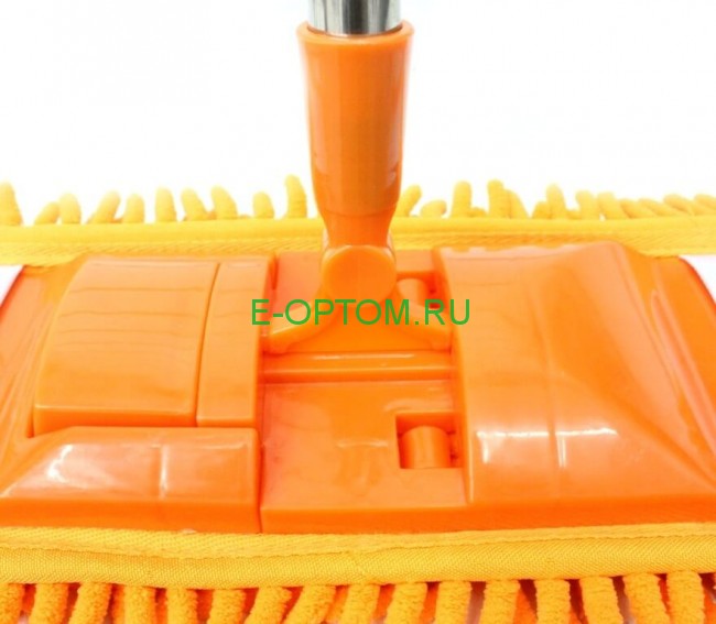 Швабра Макароны телескопическая ручка, насадка из микрофибры, 127 x 40 см