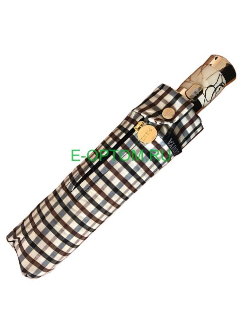 Зонт женский автомат клетка