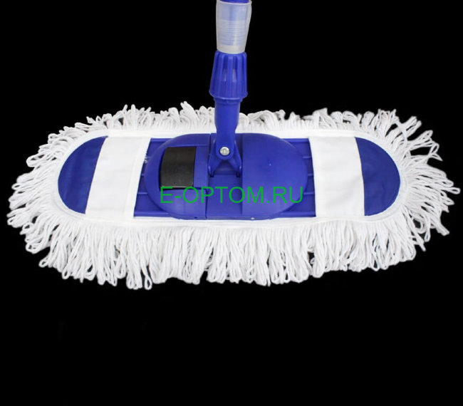 Швабра Нитки, телескопическая ручка 120х40 см