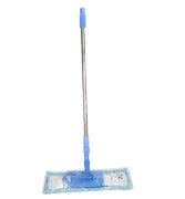 Швабра Микрофибра ручка Хром телескопическая  125x40 см