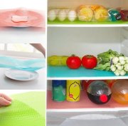 Набор ковриков для полок холодильника 6 шт 