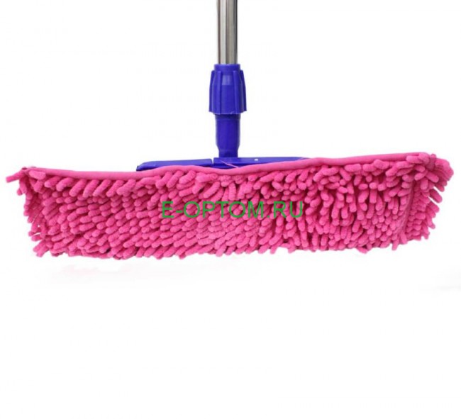 Швабра на пружине Макароны широкая, телескопическая ручка 127х45 см