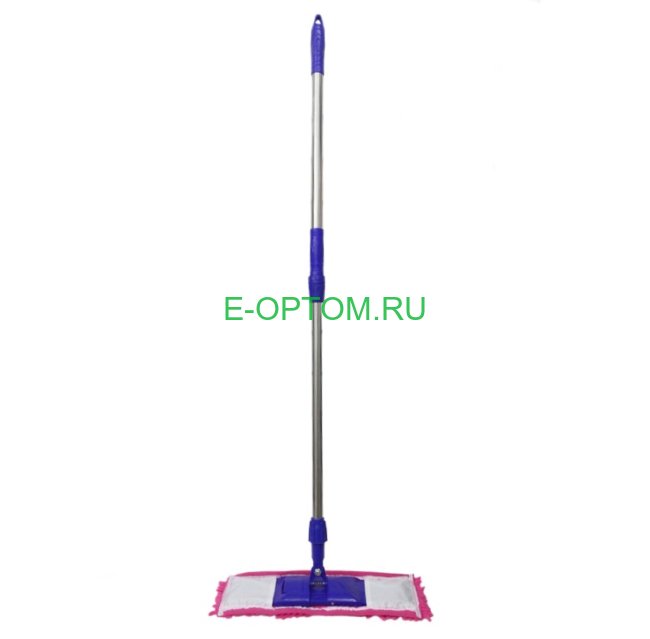 Швабра на пружине Макароны широкая, телескопическая ручка 127х45 см