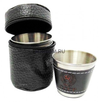 Набор рюмок СССР 4 шт в ассортименте