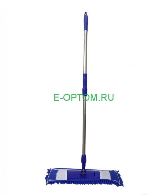 Швабра на пружине Макароны широкая, телескопическая ручка 127х55 см