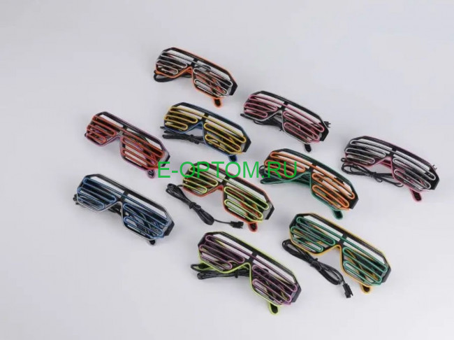 Светящиеся очки LED Карнавальные