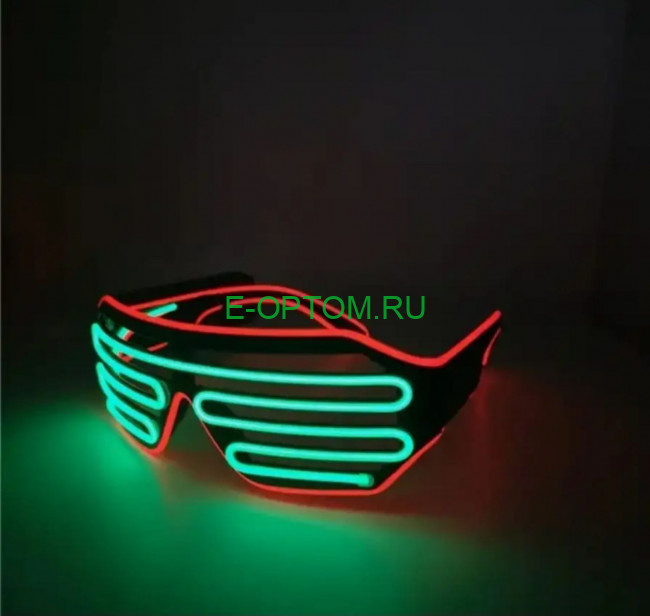 Светящиеся очки LED Карнавальные