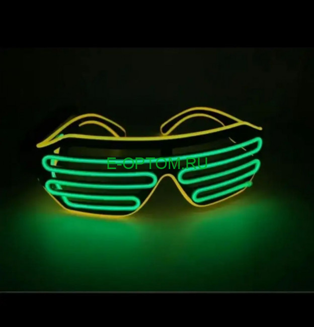 Светящиеся очки LED Карнавальные