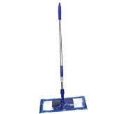 Швабра Микрофибра широкая, телескопическая ручка, 50 см