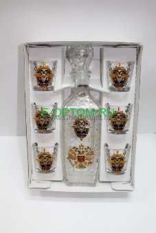 Подарочный набор с графином "МВД"