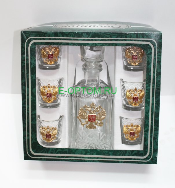 Подарочный набор с графином "Россия"