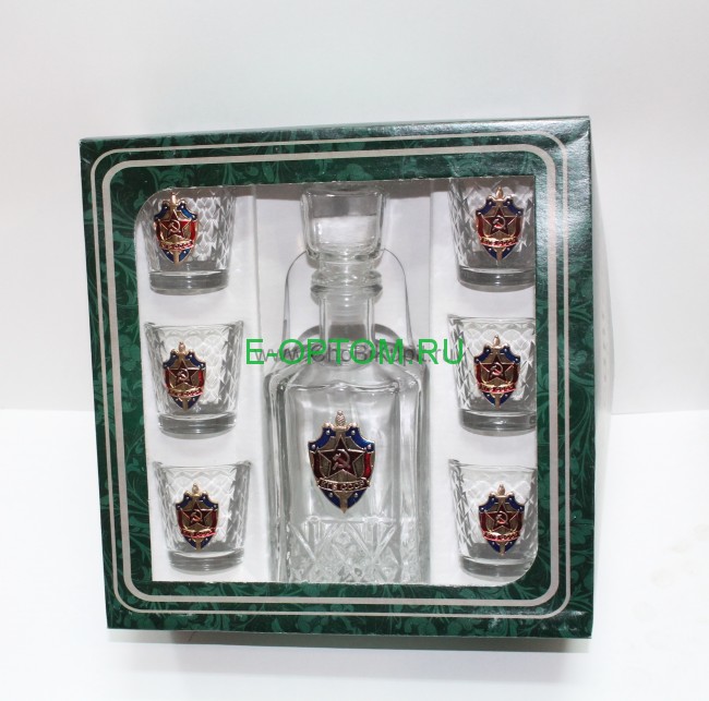 Подарочный набор с графином "КГБ СССР"