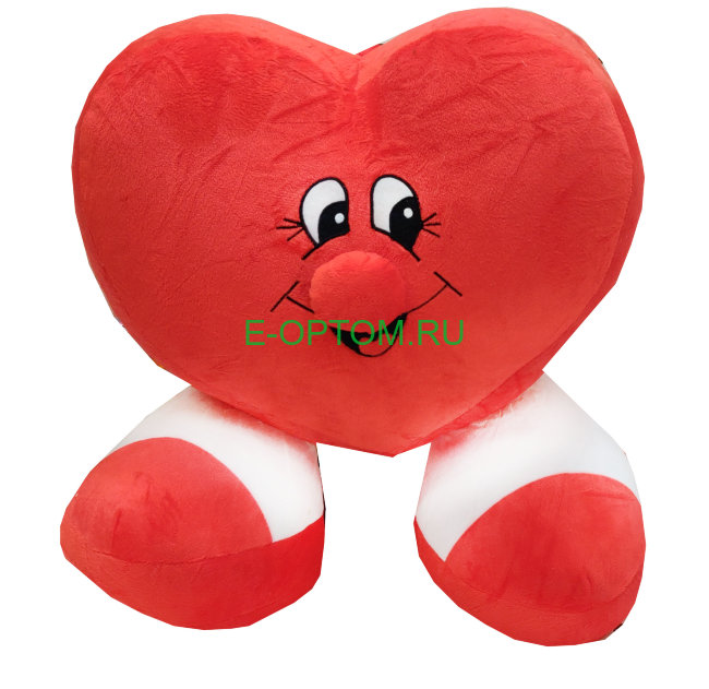 Мягкая игрушка Сердце хлопок 50 см