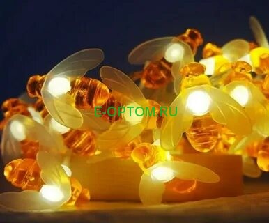 Гирлянда нить "Пчелки" 5м Гирлянда нить "Пчелки" 5м