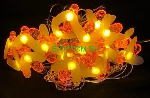 Гирлянда нить "Пчелки" 5м Гирлянда нить "Пчелки" 5м