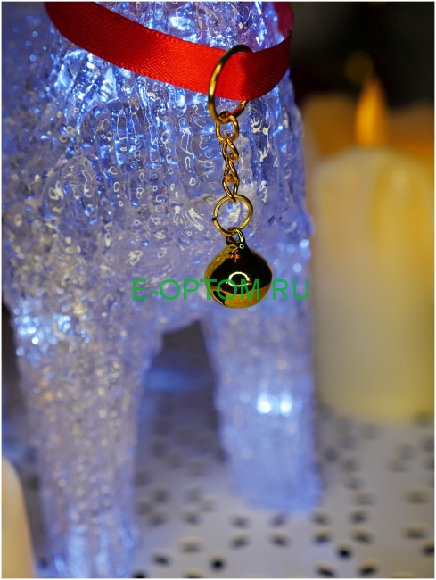 Декоративный светящийся новогодний олень Декоративный светящийся новогодний олень