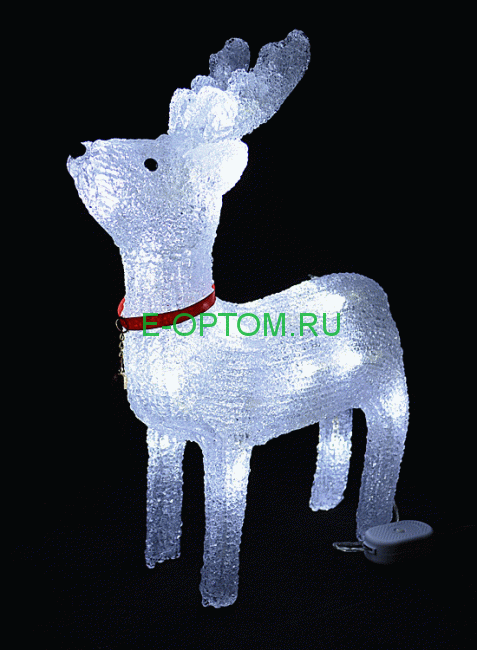 Декоративный светящийся новогодний олень Декоративный светящийся новогодний олень