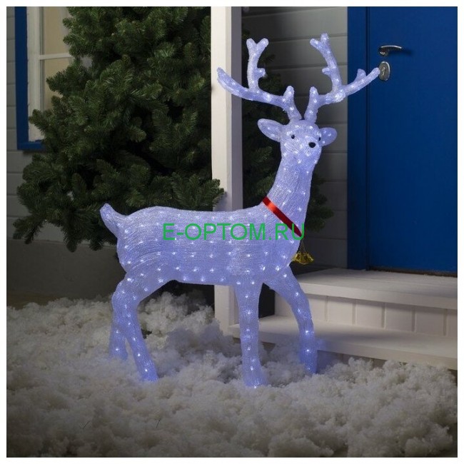 Декоративный светящийся новогодний олень Декоративный светящийся новогодний олень