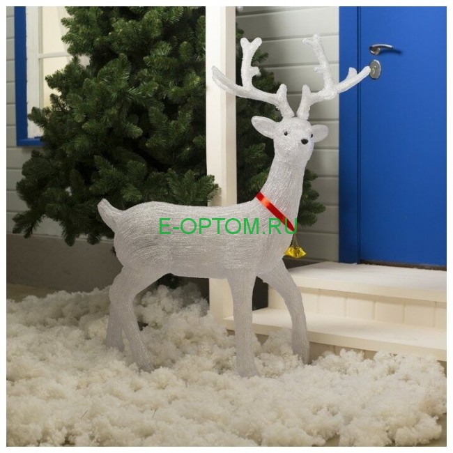 Декоративный светящийся новогодний олень Декоративный светящийся новогодний олень
