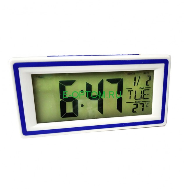 Электронные настольные часы с календарем CT2156