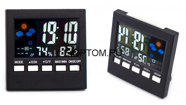 Электронные настольные часы метеостанция CJ2159T Электронные настольные часы метеостанция CJ2159T